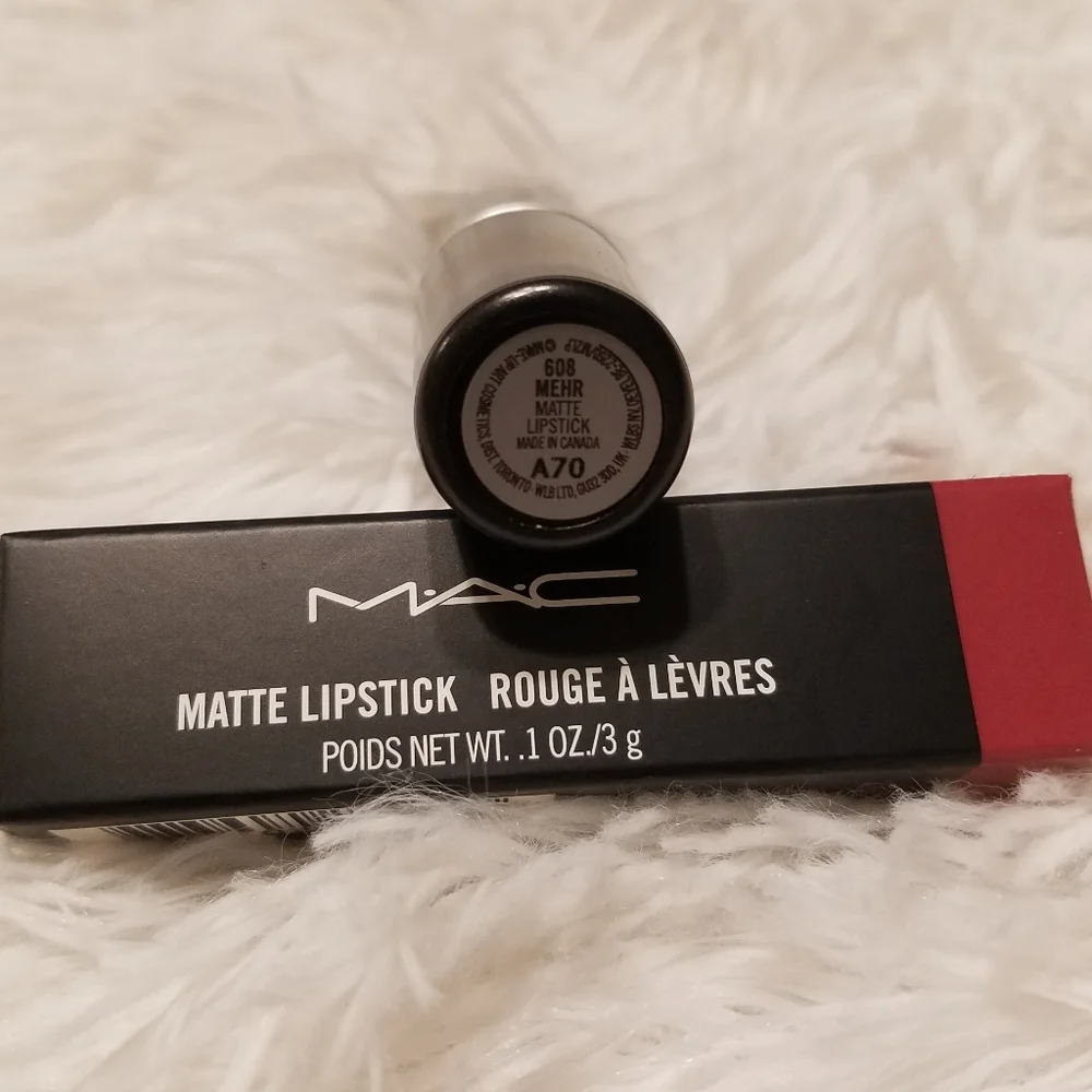 🆕 MAC MATTE LIPSTICK MEHR💄(MID-TONE MAUVE)